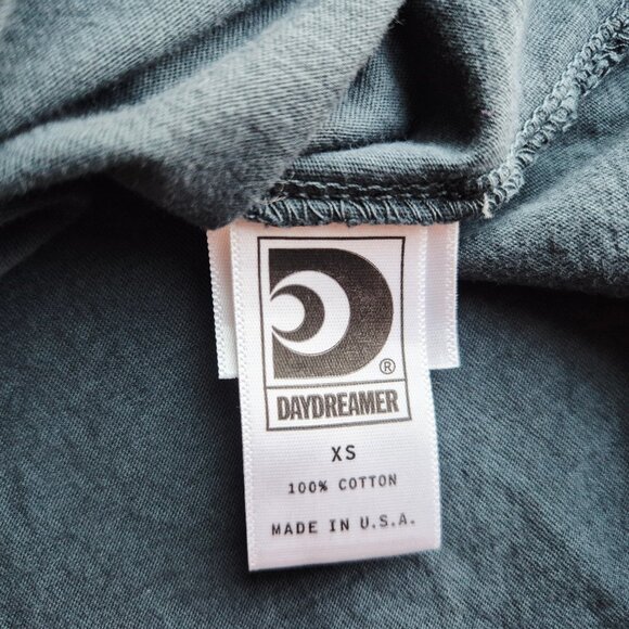 Daydreamer USA Nirvana Flower Heart Crew Longsleeve Vintage Black Cotton - Picture 12 of 16